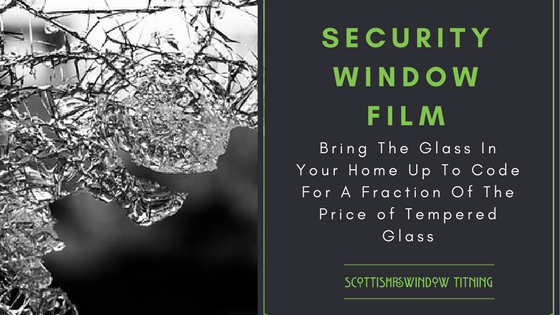 Window Film As An Alternative To Tempered Glass Required By Building Codes